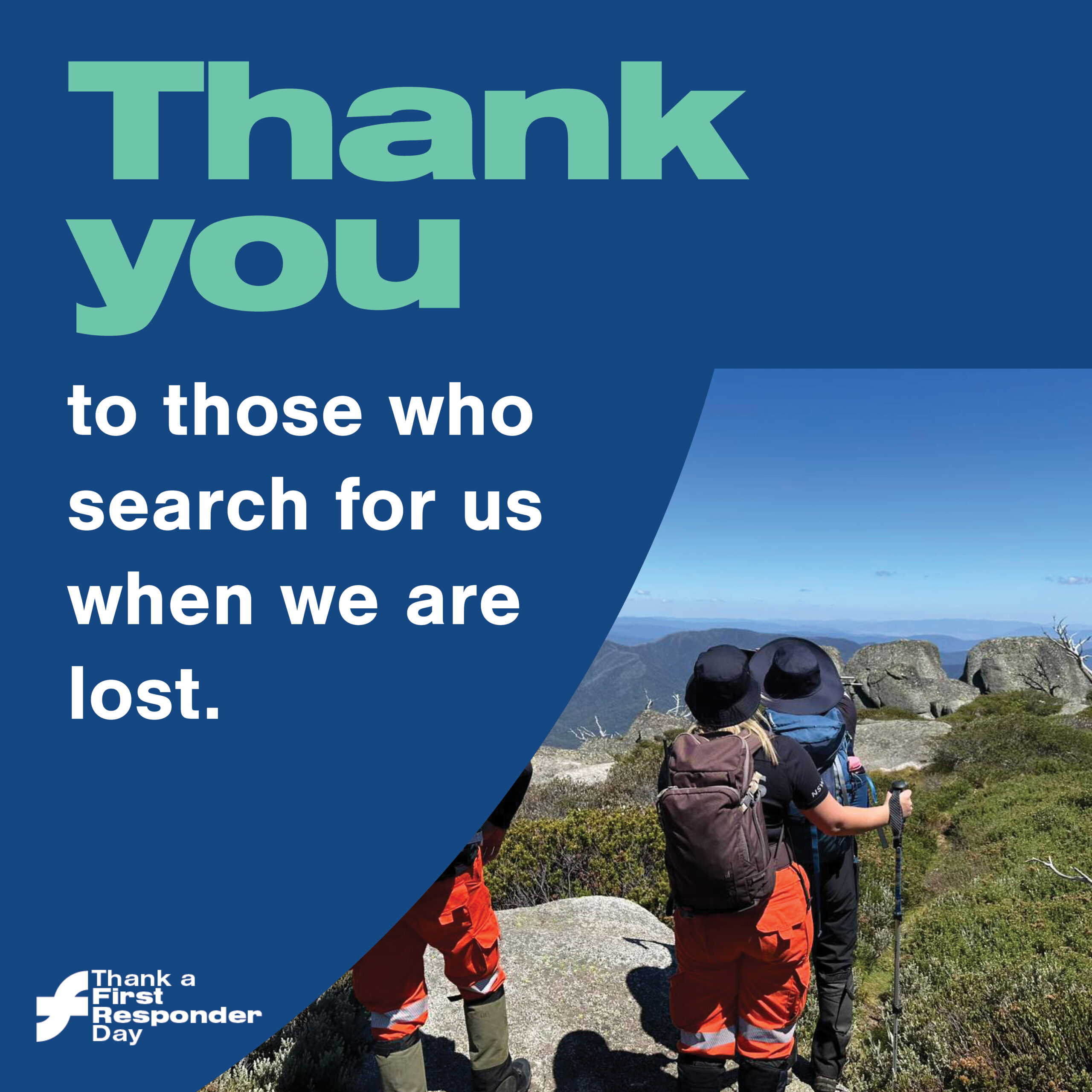 Day 4: Thank you to those who search for us when we are lost.