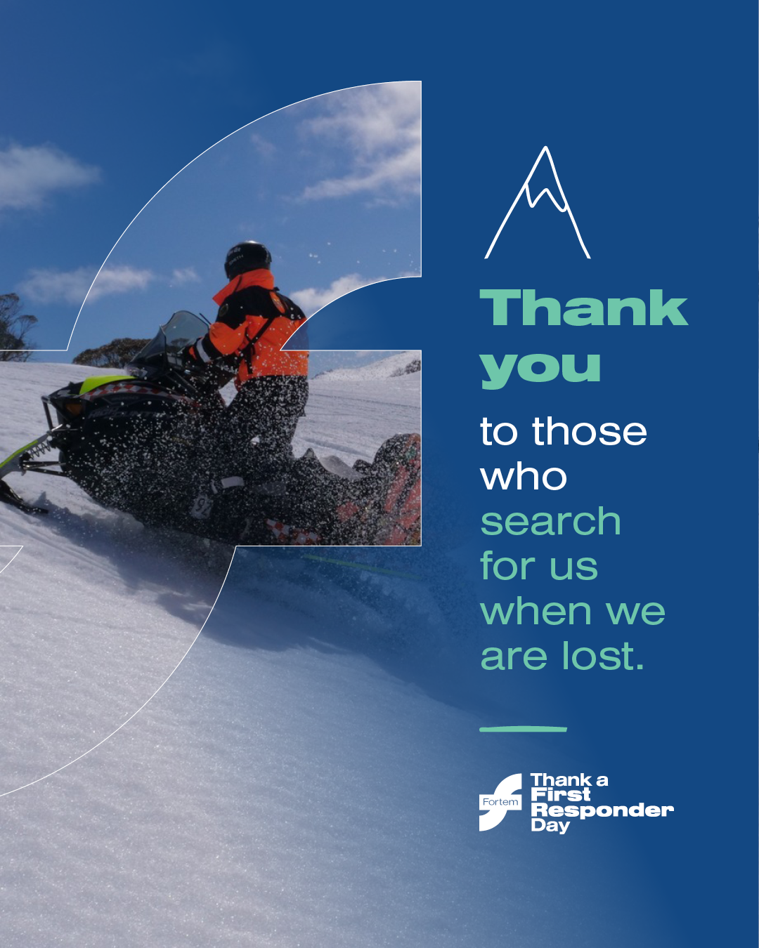 Day 4: Thank you to those who search for us when we are lost.
