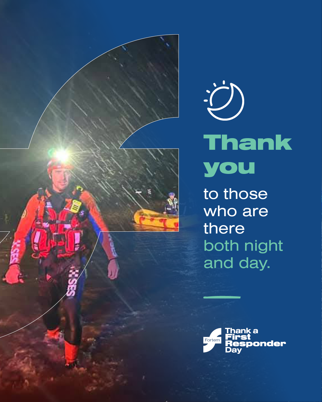Day 8: Thank you to those who are there both day and night. 